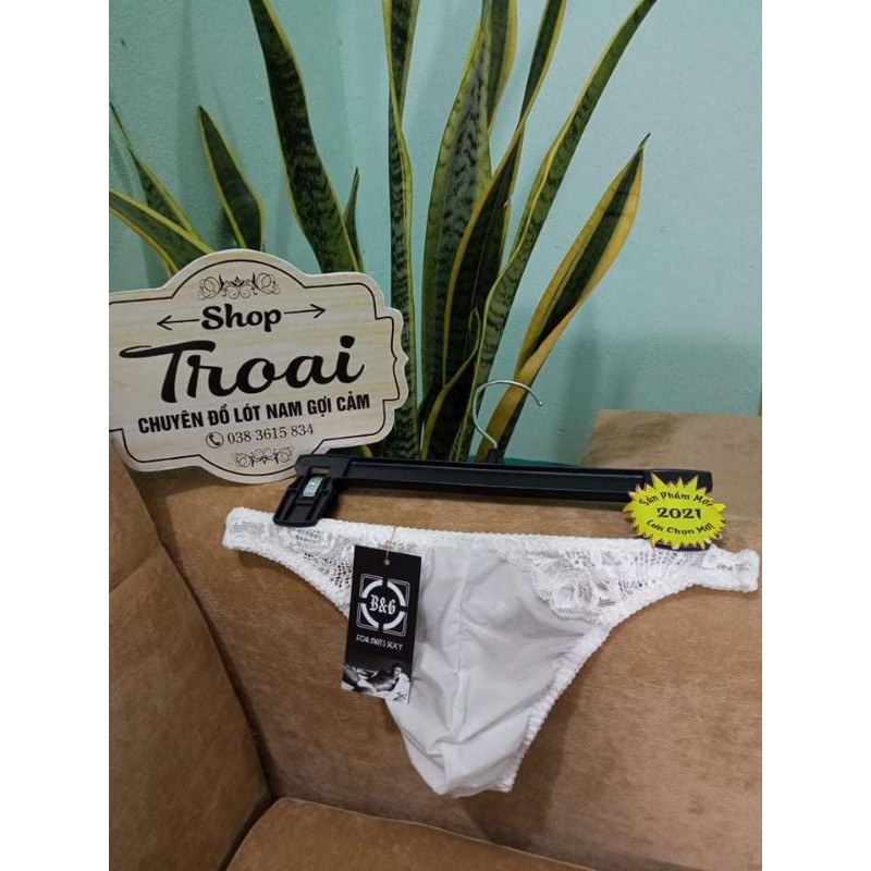 Quần lót lọt khe ren, thun lạnh cho nam