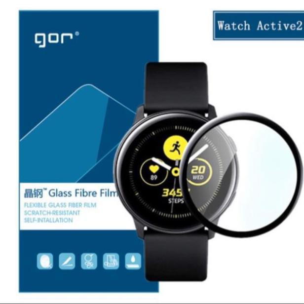 Bộ 2 miếng dán film Gor cường lực dẻo bảo vệ Samsung Galaxy Watch Active 2/1