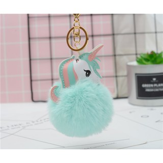 Móc khóa kỳ lân cục bông độc đáo