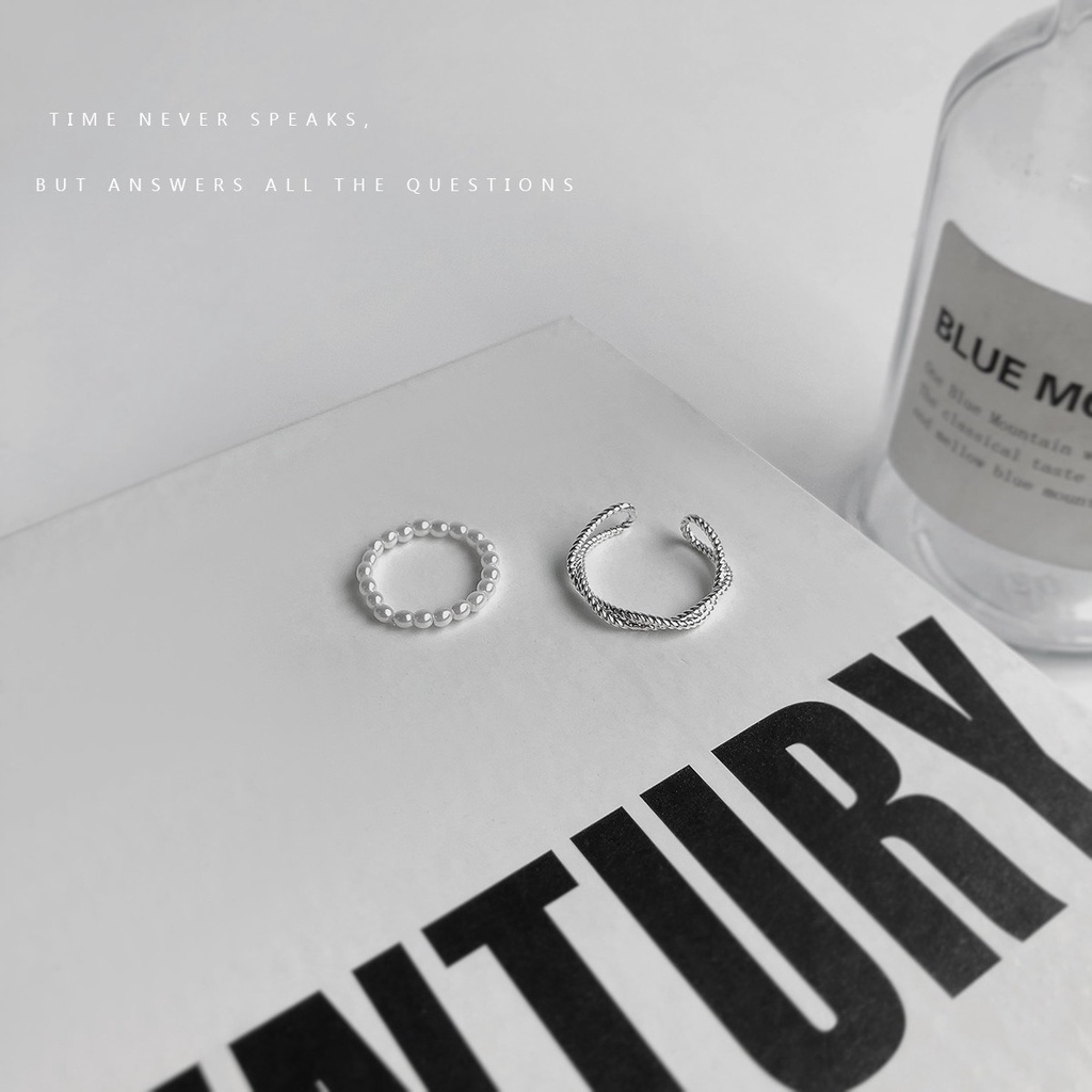 Sét 2 nhẫn khác kiểu NG03 mayconner