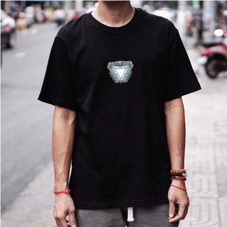 Áo Thun Cotton 100% Unisex Form Rộng - IRON MAN LOGO