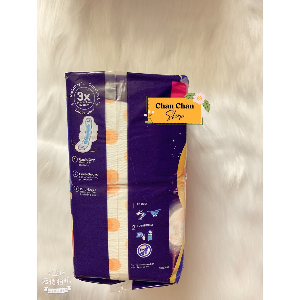 Băng vệ sinh Always Ultra Thin Advance 38miếng ban đêm