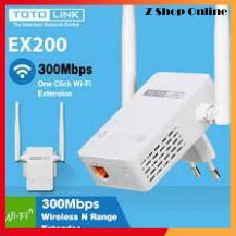 🎁 Bộ Mở Rộng Sóng Wifi TOTOLINK EX200 Chuẩn N Tốc Độ 300Mbps - Chính habfx BH 24 tháng