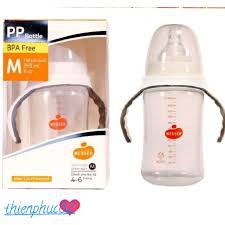 Bình sữa wesser pp cổ rộng 260ml