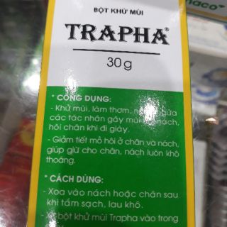 Bột khử mùi Trapha 30g