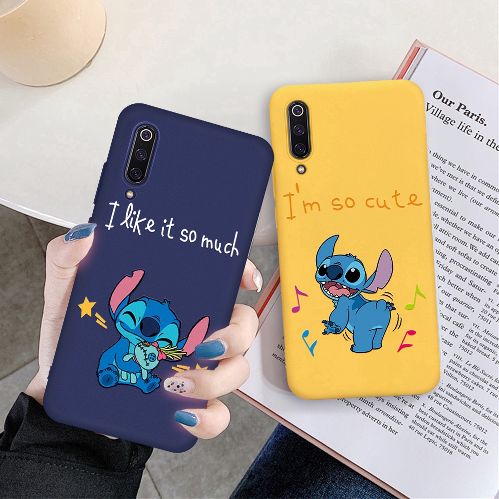 Cute Protector Case for Xiaomi Mi5X Mi6X Mi6 Mi8 Lite Mi9 SE MiA3 Lite Cartoon Stitch Pattern Painted Cover | BigBuy360 - bigbuy360.vn