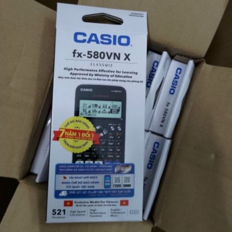 Máy Tính CASIO FX 580VNX _ CASIO 570VN_CASIO 570ES, Tính Toán Nhanh Độ Chính Xác Cao