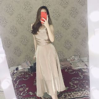 👏👏👏[ẢNH THẬT]Váy Lụa Tơ Sống