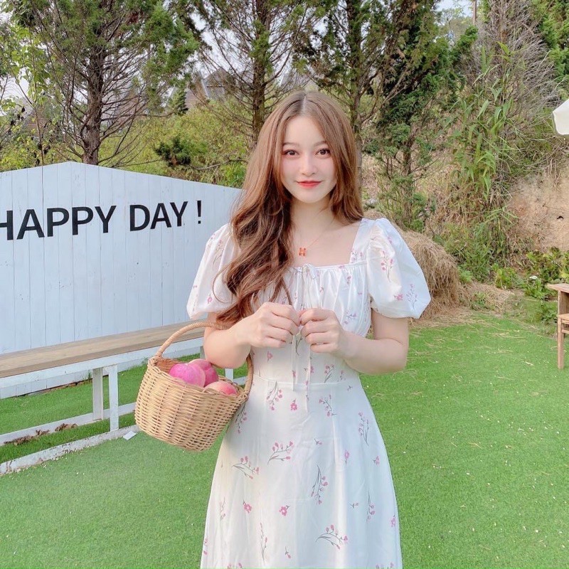 Đầm maxi hoa sẻ tà siêu xinh-[FREESHIP-MẶC LÀ XINH-] váy trắng dự tiệc siêu sang chảnh,siêu phẩm du lịch hè 2021 | BigBuy360 - bigbuy360.vn