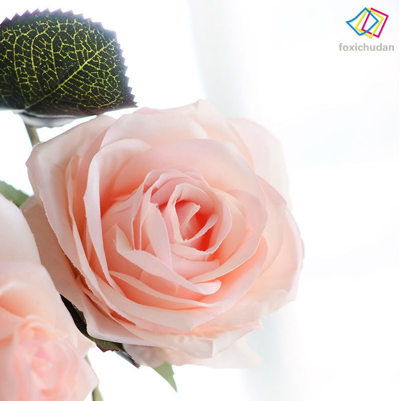 Dây leo hoa hồng giả dài 180 cm dùng trang trí tiệc cưới