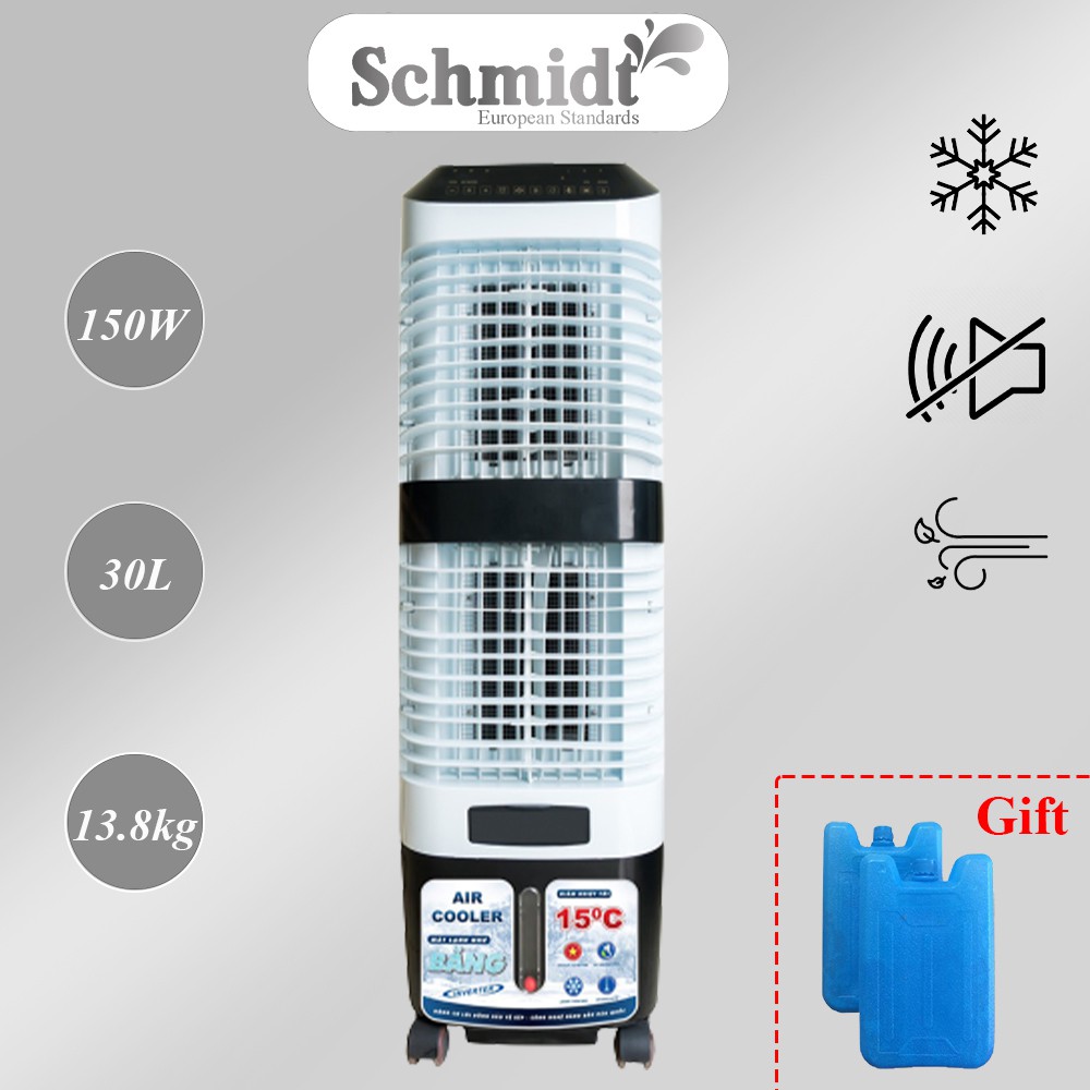 Quat Điều Hòa Hơi Nước Schmidt CC25 Dung Tích 30L Quạt Làm Mát Đem Lại Không Gian Trong Lành Mát Lạnh Hàng Chính Hãng