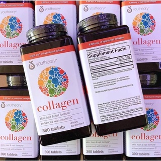 Collagen mỹ 390 viên - collagen youtheory 123 của mỹ