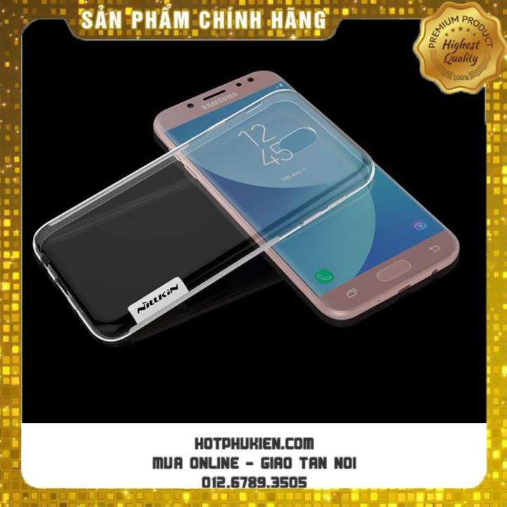 Ốp lưng Samsung Galaxy J7 Pro dẻo silicon chính hãng Nillkin chống trầy hạn chế ố vàng mỏng 0.6 mm