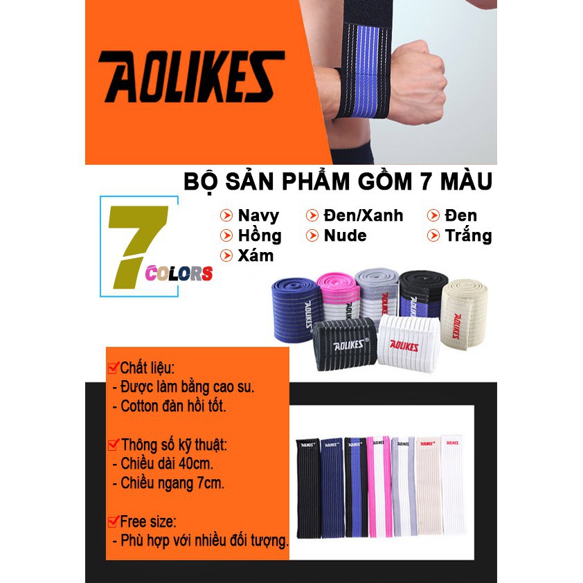 Băng cuốn bảo vệ cổ tay Aolikes AL1526 ( 1 Chiếc )