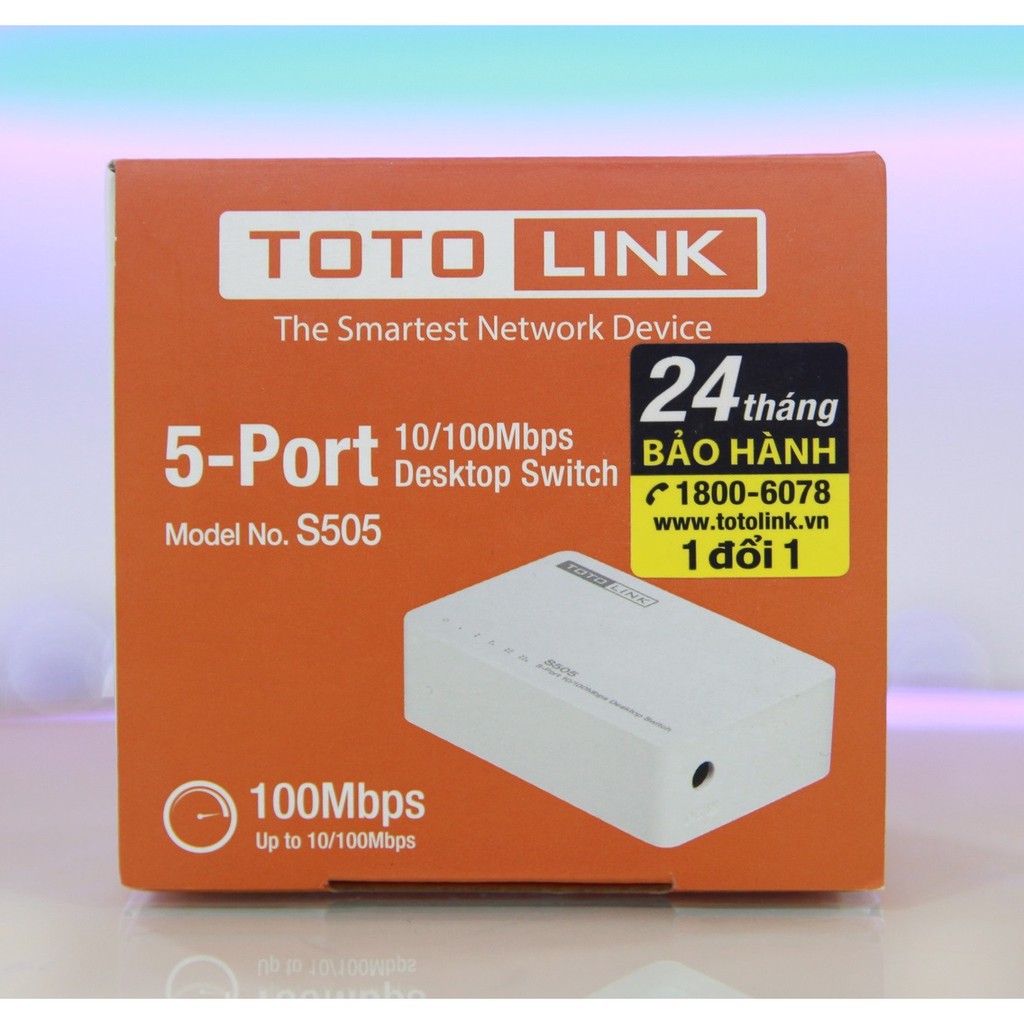 Bộ chia mạng Switch Totolink  8P 10-100Mbps S808