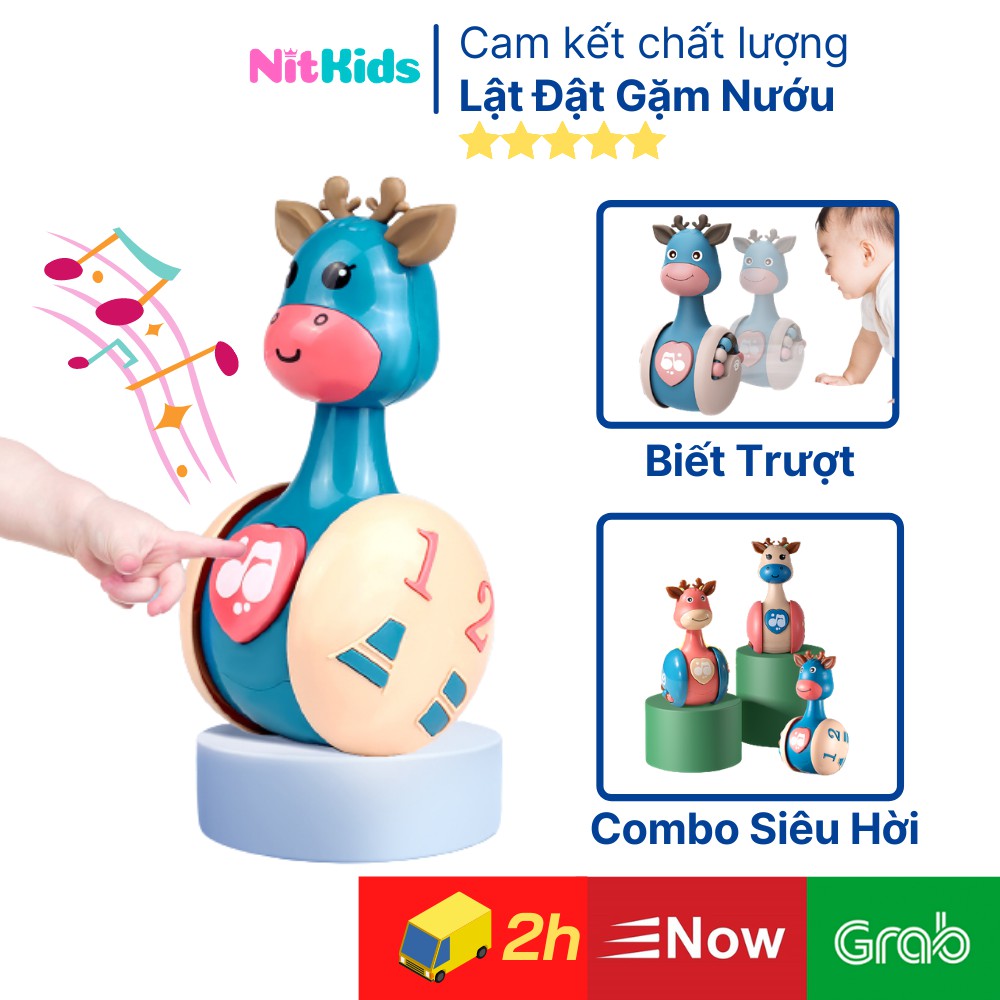 Gặm Nướu Cho Bé, Set 9 Lục Lạc Cầm Tay, Giảm Ngứa Lợi Khi Bé Mọc Răng, Nhựa ABS An Toàn