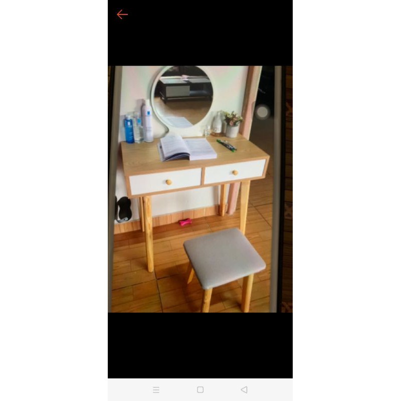 BÀN TRANG ĐIỂM PHONG CÁCH HIỆN ĐẠI (80*40*73) ảnh thật,giá chưa kèm ghế, hàng có sẵn | BigBuy360 - bigbuy360.vn