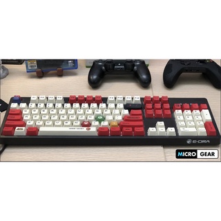 Bộ Keycap Mario 123 phím (Chất liệu PBT / Dye-Sub /Cherry Profile/ ANSI Layout )