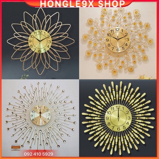 Đồng hồ treo tường trang trí kim trôi 70cm decor phòng khách phòng ngủ cao cấp giá rẻ đẹp không tiếng động 