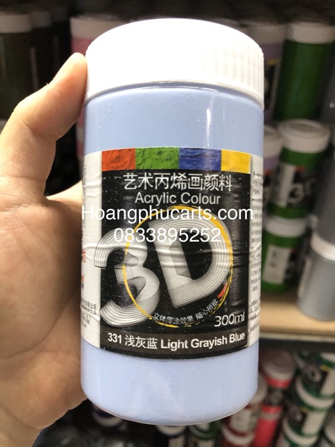 MÀU ACRYLIC 3D 300ml - CÁC TÔNG MÀU KHÁC