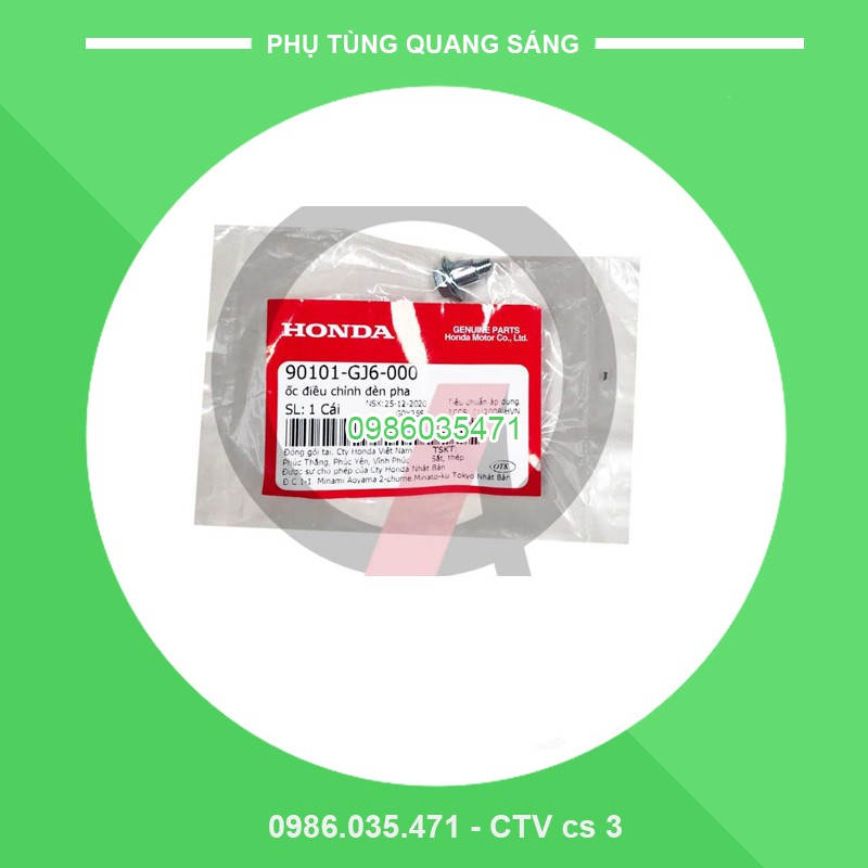 90101-GJ6-000 | ỐC ĐIỀU CHỈNH ĐÈN PHA (Chính Hãng)