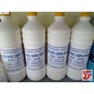 keo pha nước tạo bóng chống thấm DS-910 Motokieu 900gram, chống thấm tường, làm bóng chậu cảnh sơn...