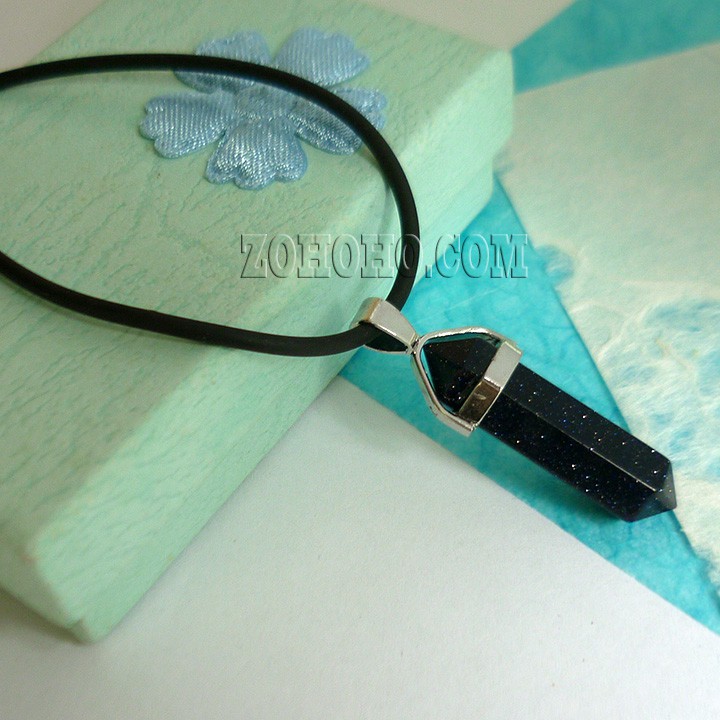 Bộ vòng cổ đá hình trụ MZ659