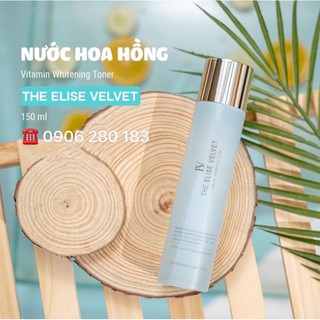 NƯỚC HOA HỒNG THE ELISE VELVET  - VITAMIN WHITENINGTONER 150ml SE KHÍT LỖ CHÂN LÔNG VÀ LÀM MỀM DA.