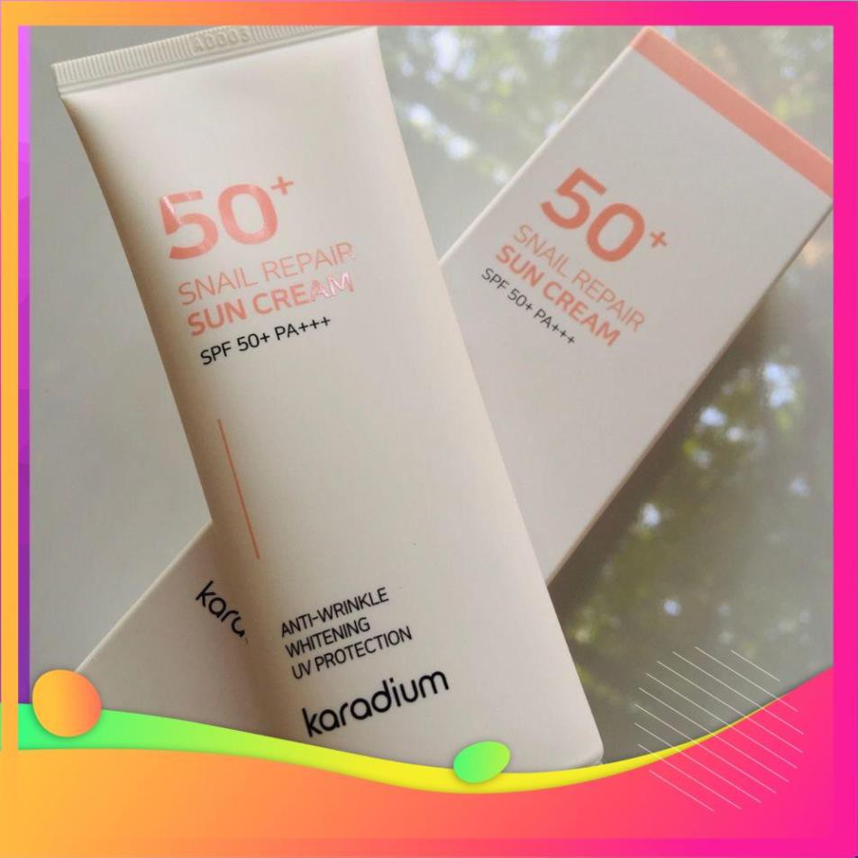 Kem chống nắng Karadium Snail Repair Sun Cream SPF 50 PA+++70