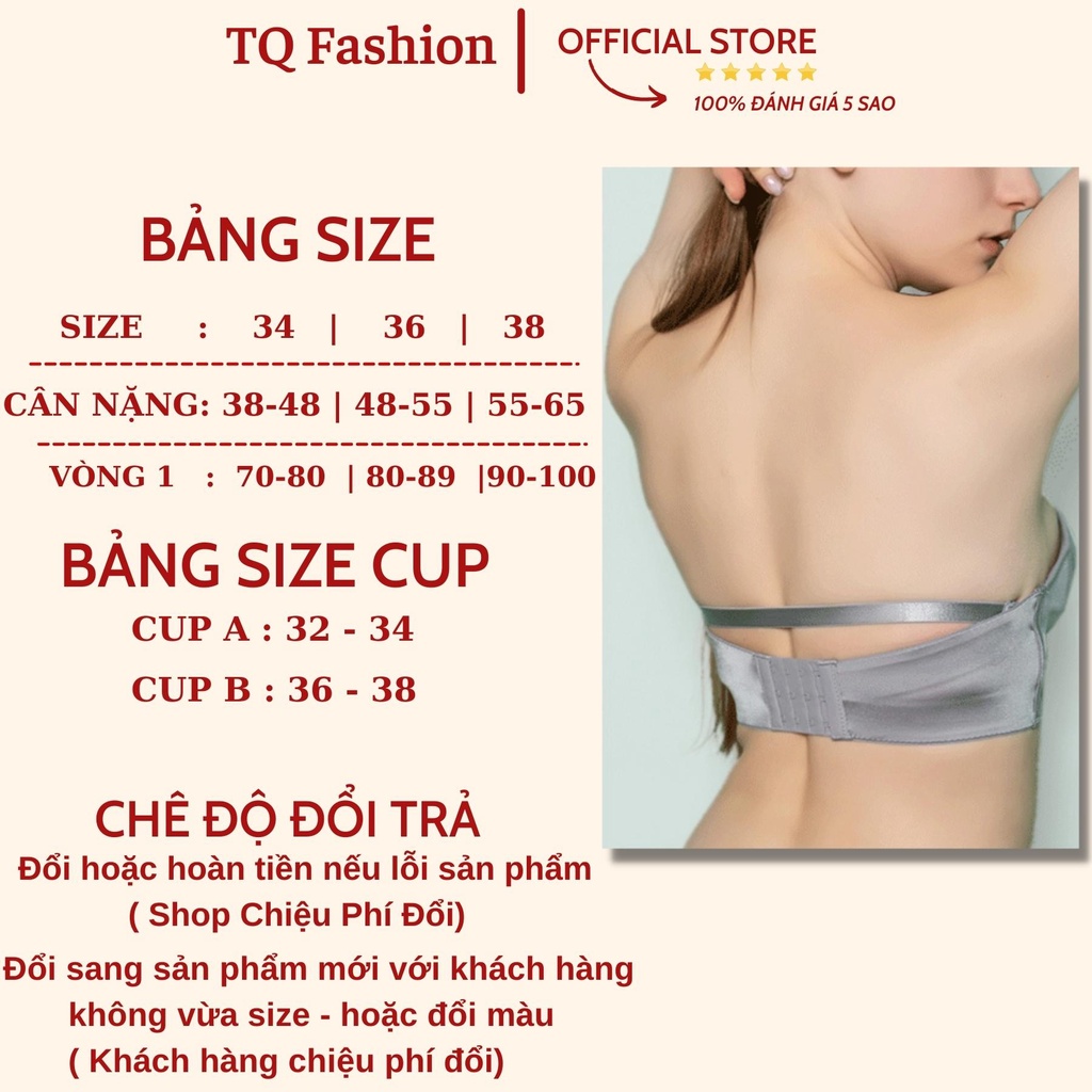 Áo ngực không dây chống tụt nâng ngực tạo khe đồ lót nữ cái trước alohashop91