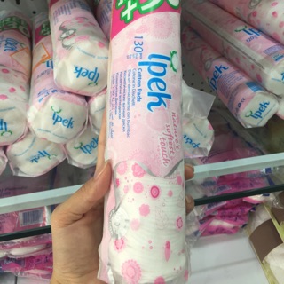 [HÀNG CHÍNH HÃNG] Combo 5 bông tẩy trang ipek 130 miếng