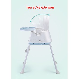 GHẾ ĂN DẶM HANBEI (KHÔNG CÓ ĐỆM & BÁNH XE)