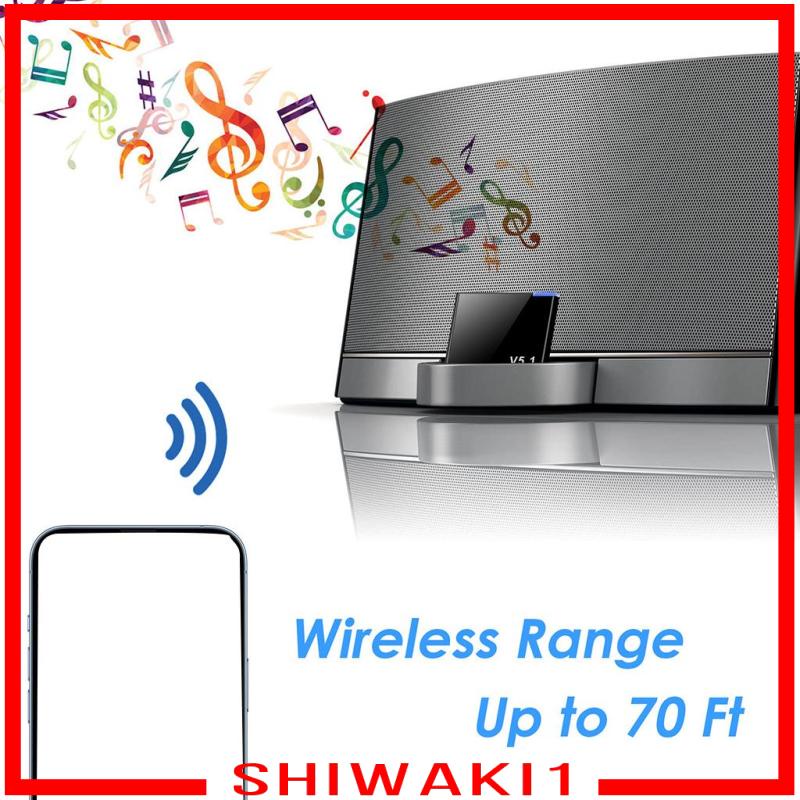 Bộ Thu Tín Hiệu Âm Thanh Bluetooth Màu Đen 30 Pin Cho iPod