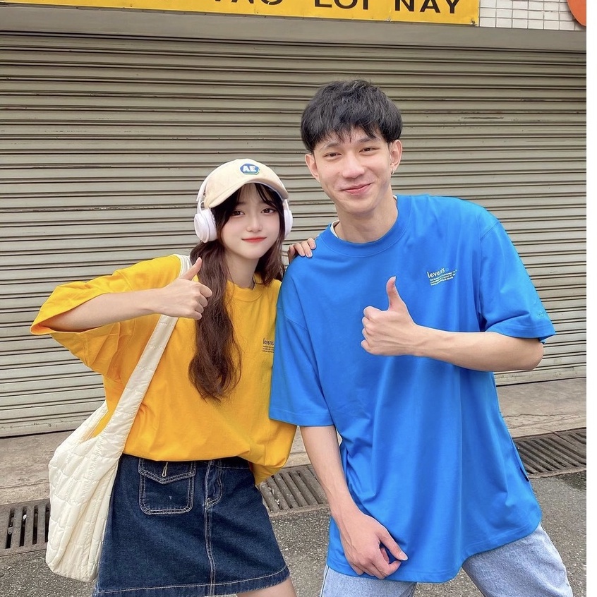 Áo Thun Xanh Lá Local Brand LeVents Nam Nữ Tay Lỡ Form Rộng Unisex - Gin Store