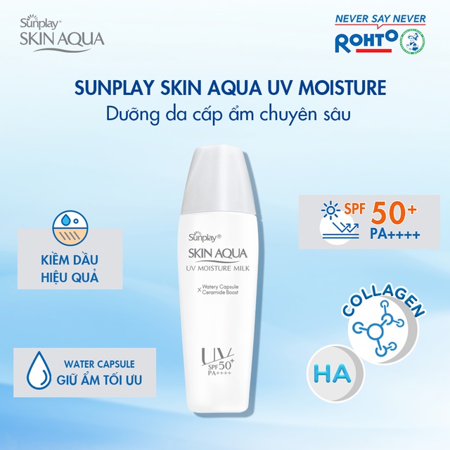 [Mã FMCGMALL giảm 8% đơn 250K] Sữa chống nắng hằng ngày dưỡng da Sunplay Skin Aqua UV Moisture SPF50, PA+++ 30g | BigBuy360 - bigbuy360.vn
