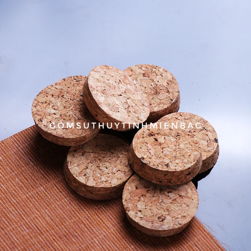 Nắp gỗ/nút gỗ cho các loại chai lọ hũ thủy tinh đủ các cỡ