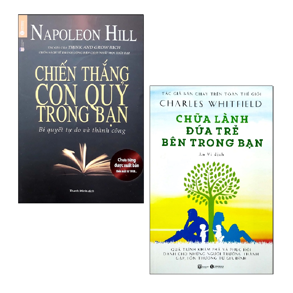 Sách Thái Hà - Combo: Chiến Thắng Con Quỷ Trong Bạn + Chữa Lành Đứa Trẻ Bên Trong Bạn (2 cuốn)