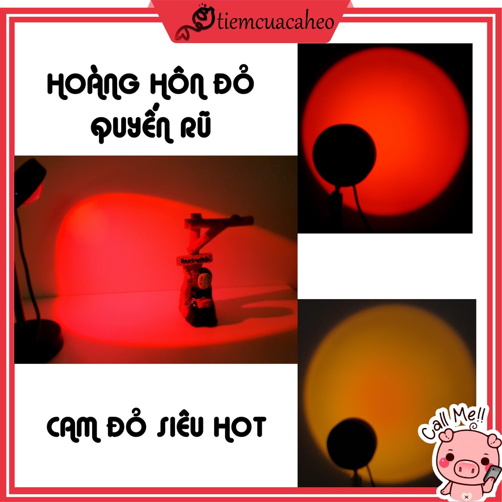 Đèn Hoàng Hôn, Bình Minh, Sunset, Rose,Led Ngủ Hot trend tiktok