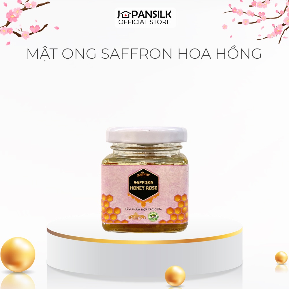 Mật Ong Saffron Hoa Hồng Saffron Việt Nam Lọ Thủy Tinh 50ml