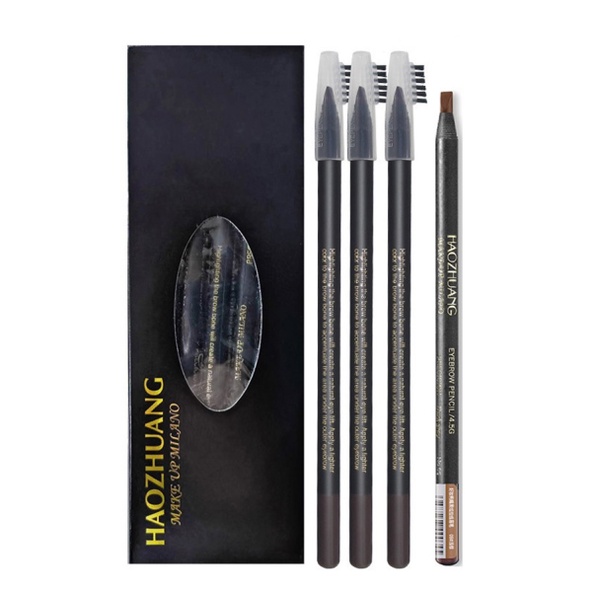 [CHÍNH HÃNG] Chì xé kẻ Mày Phẩy Sợi Haozhuang Make Up Milano Eyebrow Pencil Precicion CHỐNG NƯỚC, LÂU TRÔI | BigBuy360 - bigbuy360.vn