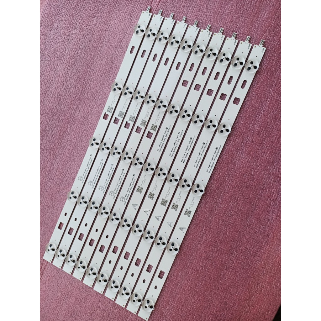 THANH LED TIVI SONY 40R350 40R452 HÀNG MỚI 100% BỘ 5 THANH A VÀ 5 THANH B MỖI THANH 5 BÓNG 3V DÀI 37,8cm