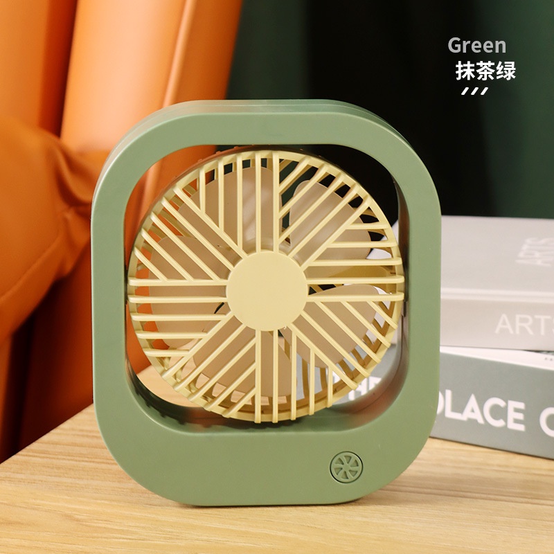 Quạt Mini USB để bàn dành cho sinh viên học sinh nhân viên văn phòng 6 cánh gió mạnh Lobi.Kiss # 0924 nội địa trung