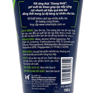 Gel Cứng Tóc X-Men Strong Hold (150g)