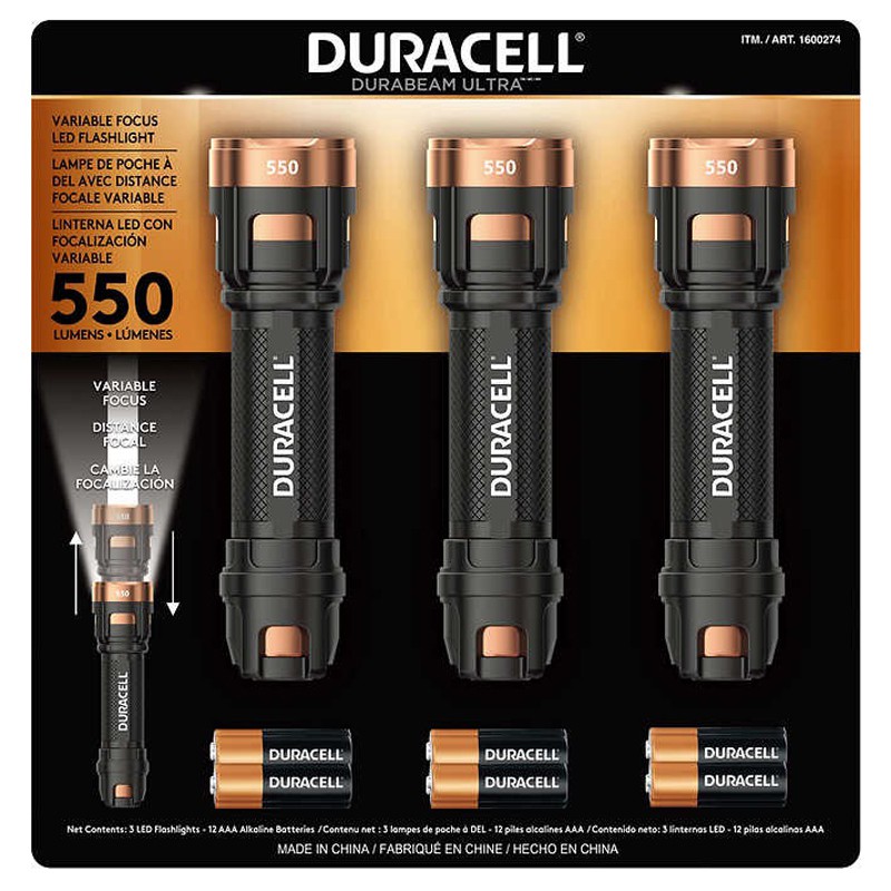 Đèn Pin Duracell Durabeam Ultra 550 Lumens