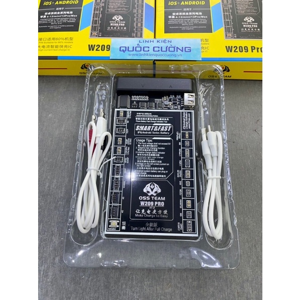Kích pin W209 Pro V7.0  4G-13PM + Full Androi