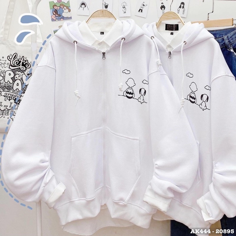 Áo Khoác Nam Nữ Nỉ Bông Dày Hàng QC Jackets Nỉ Đôi BABY & DOG - AK3444 | BigBuy360 - bigbuy360.vn