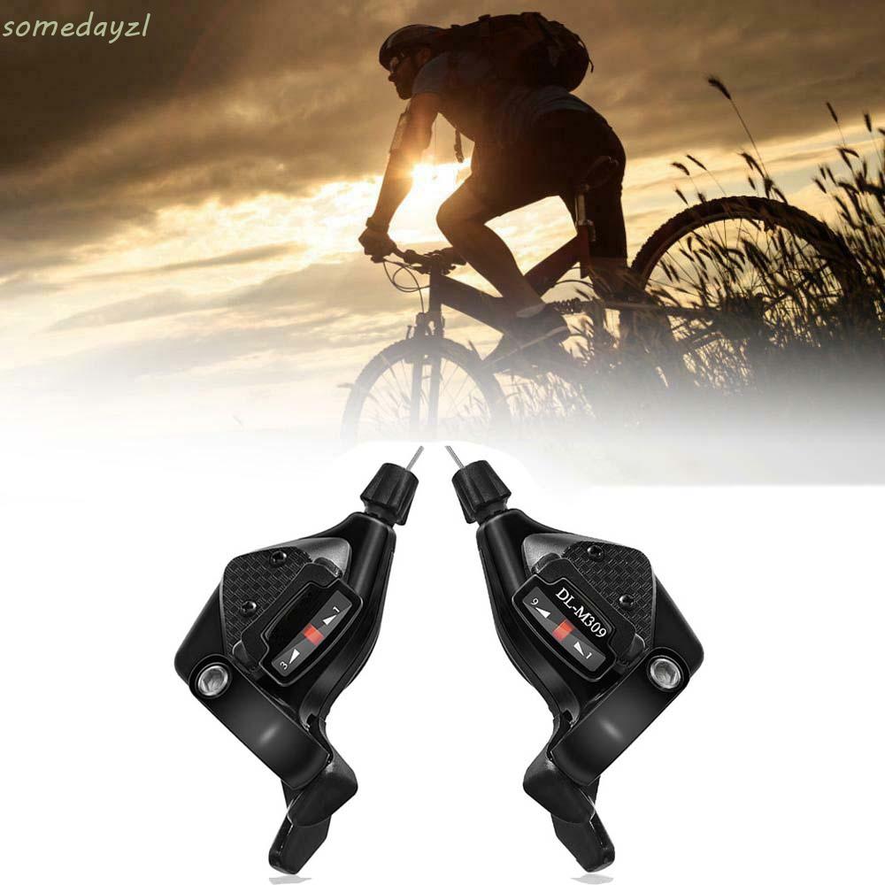 SOMEDAYZL MTB Bicycle Rear Derailleur Cycling Bicycle Accessories Transmission Thumb Shifter Split Dial Left & Right 22.2mm Trigger Shifter 3*9 Speed Bicycle Parts/Multicolor