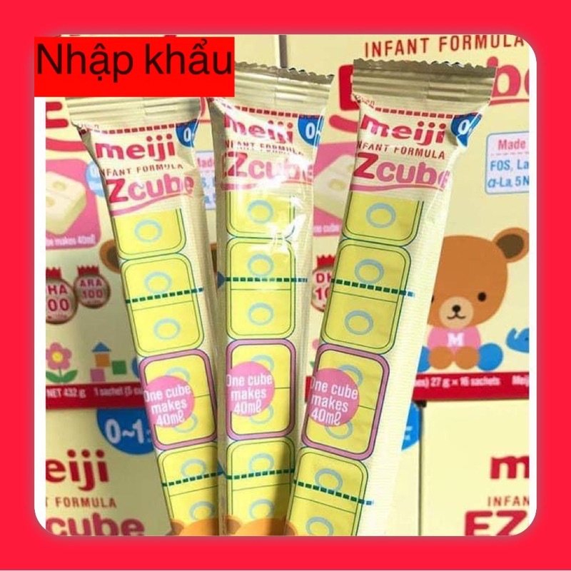 Sữa thanh Meiji Nhật Nhập Khẩu pha sẵn cho trẻ sơ sinh những ngày sữa mẹ chưa về