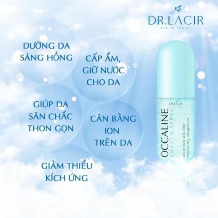 [tặng 1 nạ thủy tinh] Xịt Dưỡng Căng Bóng Tế Bào Gốc Dr.Lacir - Occaline Smooth Spray 005