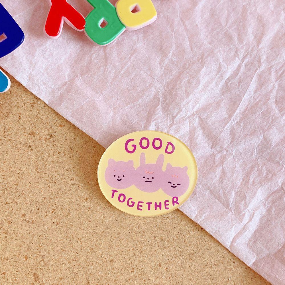 MXGOODS Ghim Cài Áo Hình Hoạt Hình Sáng Tạo Độc Đáo